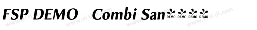 FSP DEMO   Combi San字体转换